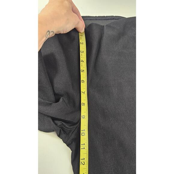 Chicos 0.5 (6) black cropped pull on pants stretch career casual comfort EUC - Picture 8 of 8